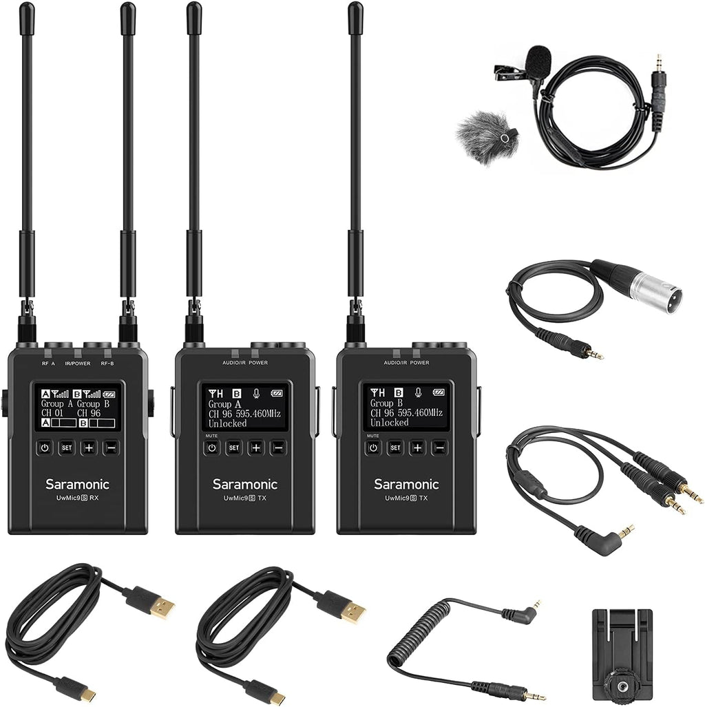 UHF Wireless Microphone System with OLED Display Y5844