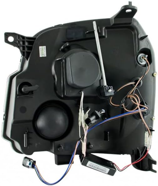 Projector Headlights with Halo Black CCFL X911519