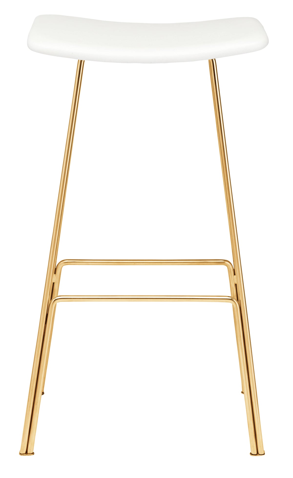 White / Gold Bar Stool J733871