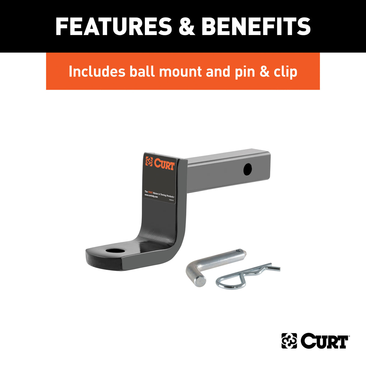 Class 1 Hitch with Ball Mount and Installation Hardware G992362