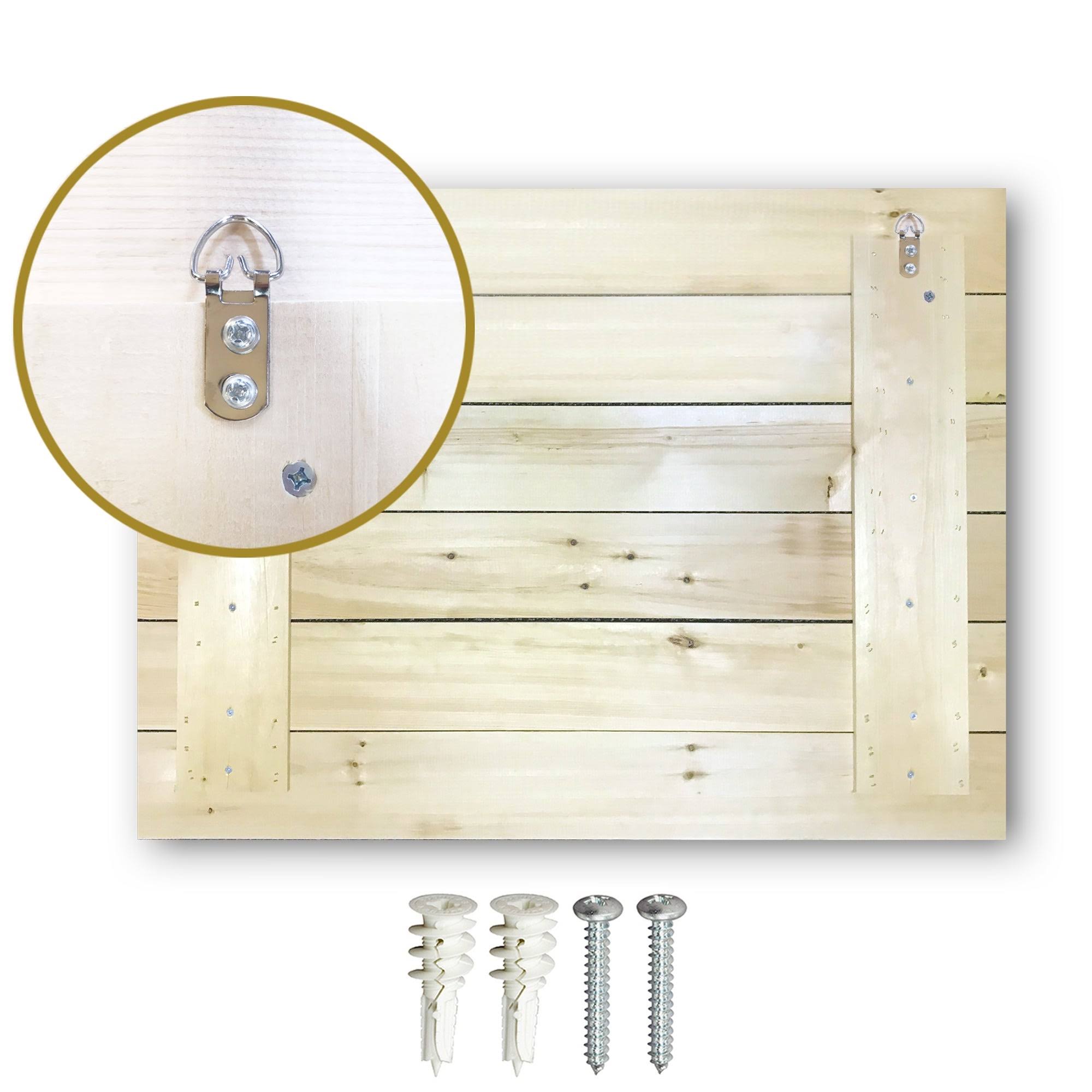 Grey Natural Pine Wood Print U266851