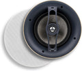 White 8 Inch 2-Way in Ceiling in Wall Speaker J4009