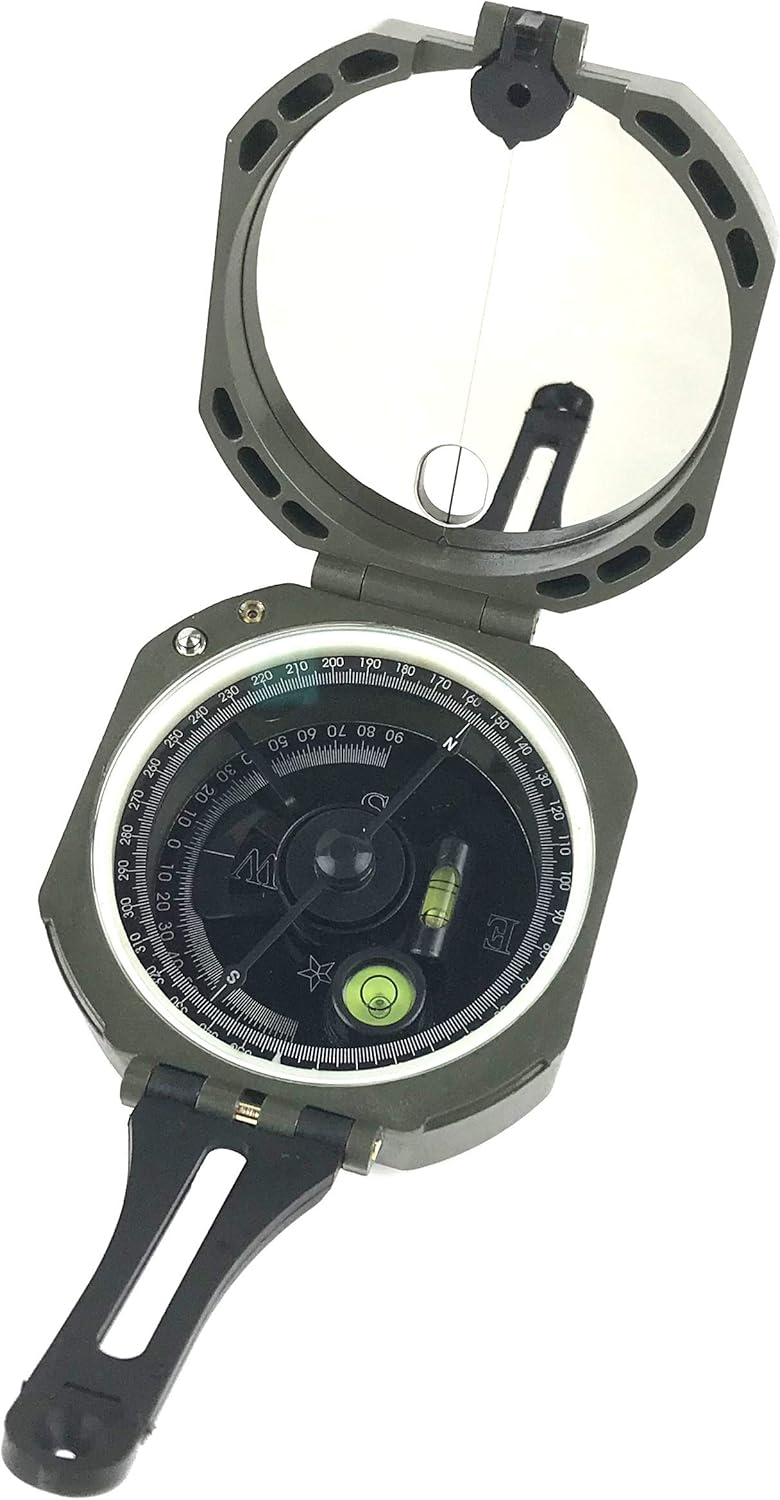 Lensatic Military Compass with Mirror Q680
