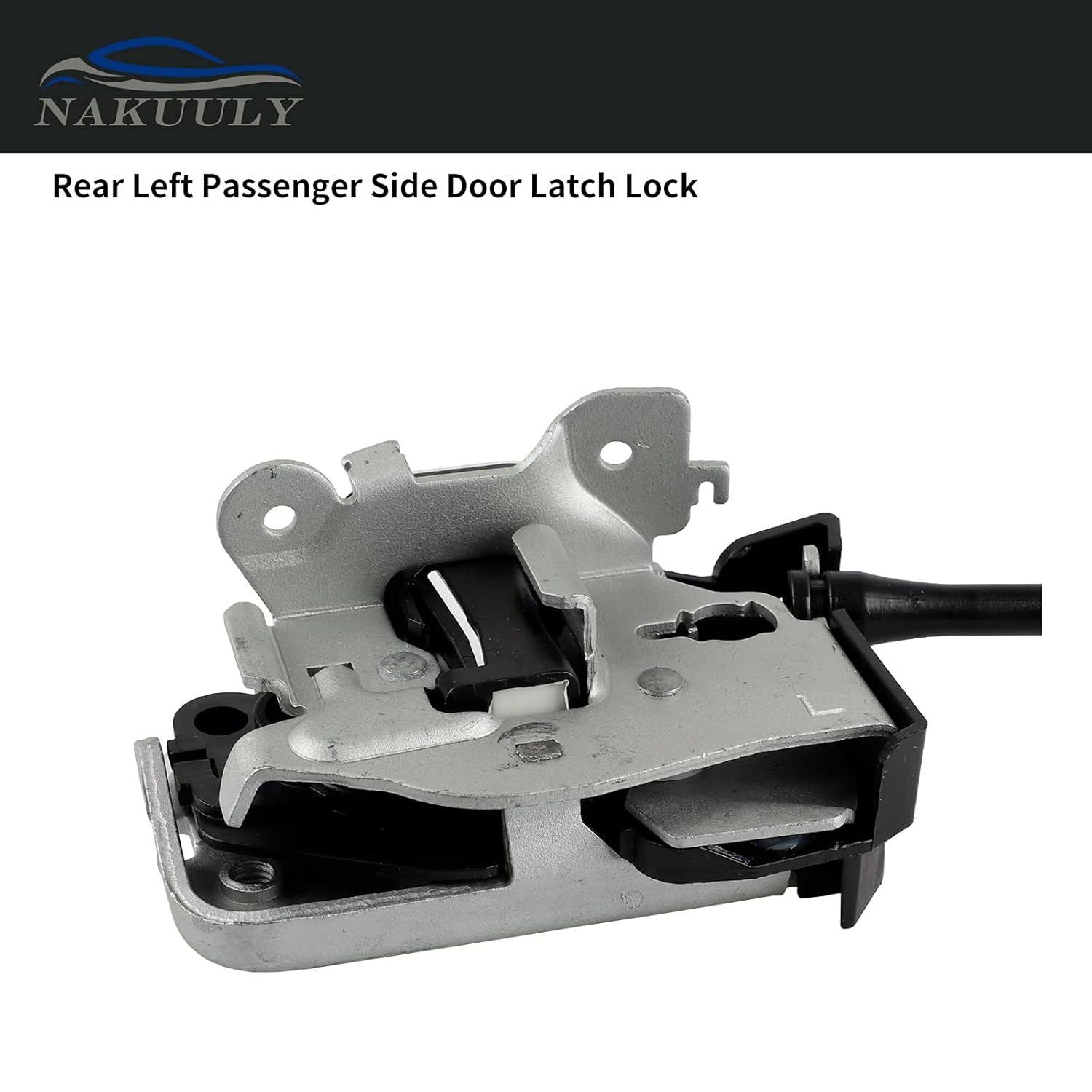 Left Driver Side Rear Door Lock Latch & Cable Assembly Pack of 2 G725520