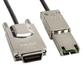 External 4X SAS to Mini-SAS Cable, SFF-8088 to SFF-8470, 2 m, Black, Pack of 2 F7926