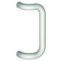 Satin Brass Round Offset Door Pull L913894