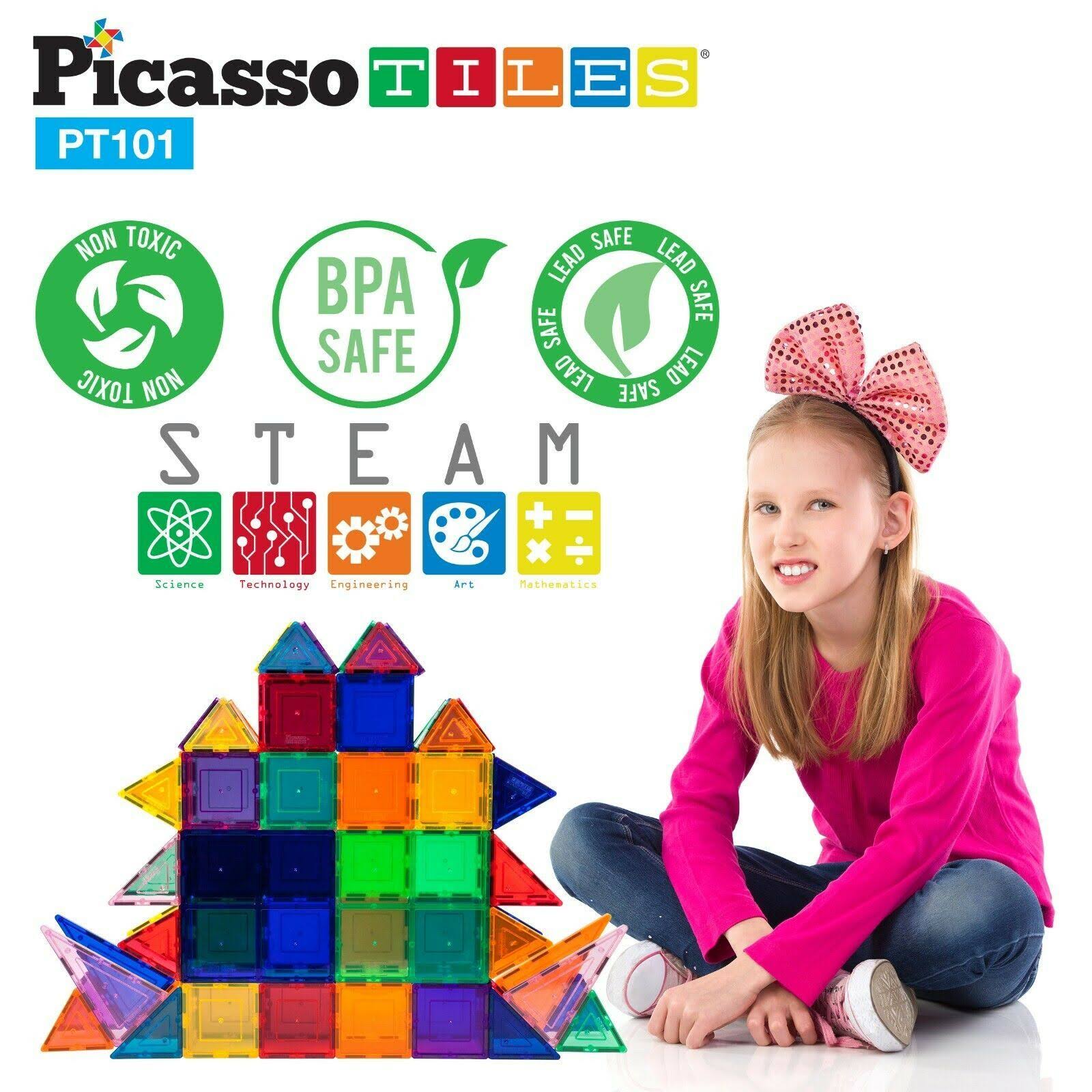 101-Pc Magnetic Building Block Set S7405