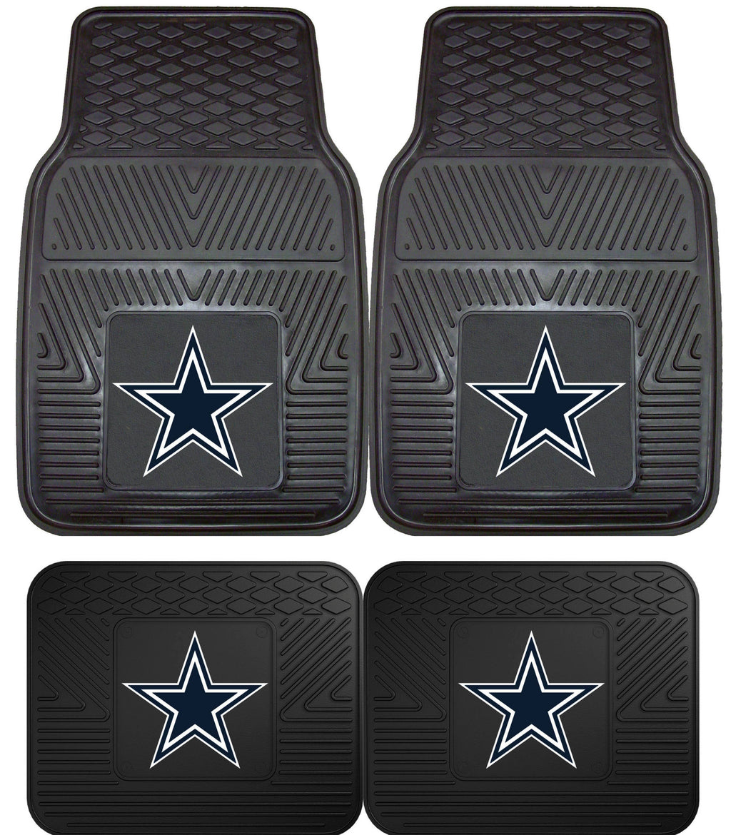 4 Piece Heavy Duty Vinyl Car Mats U114