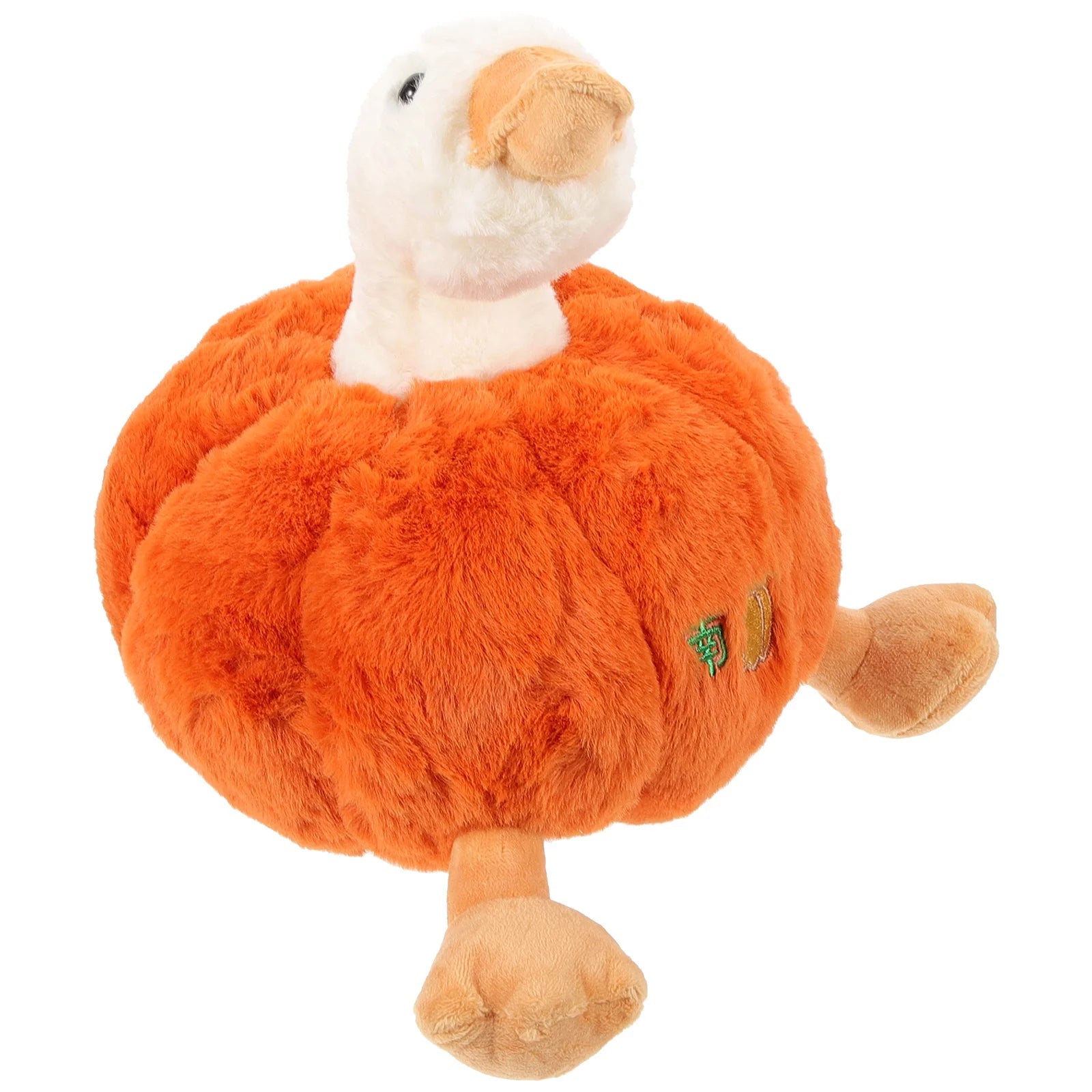 Plush Pumpkin Duck Stuffed Animal Doll P553