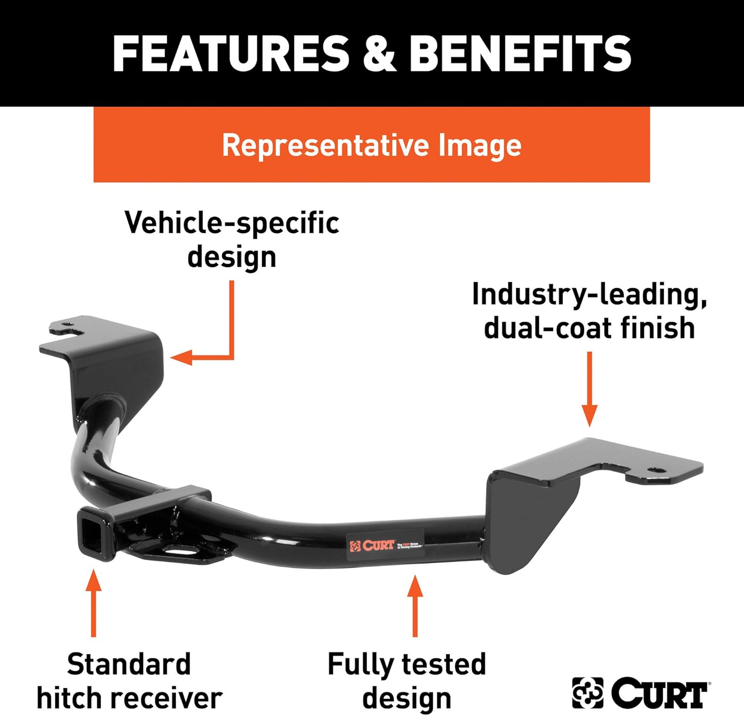 Class 2 Trailer Hitch with 1-1/4-Inch Receiver Z74655