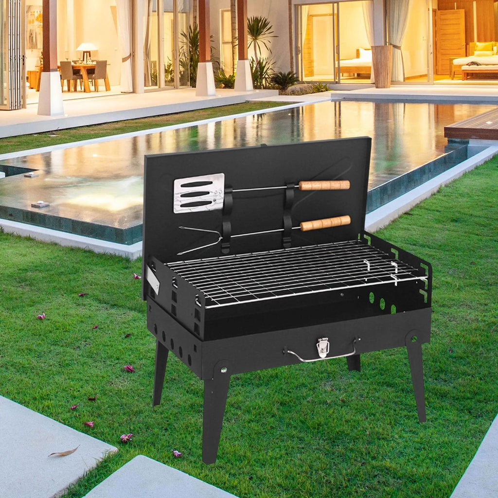 Folding Barbecue Grill Stove J89701