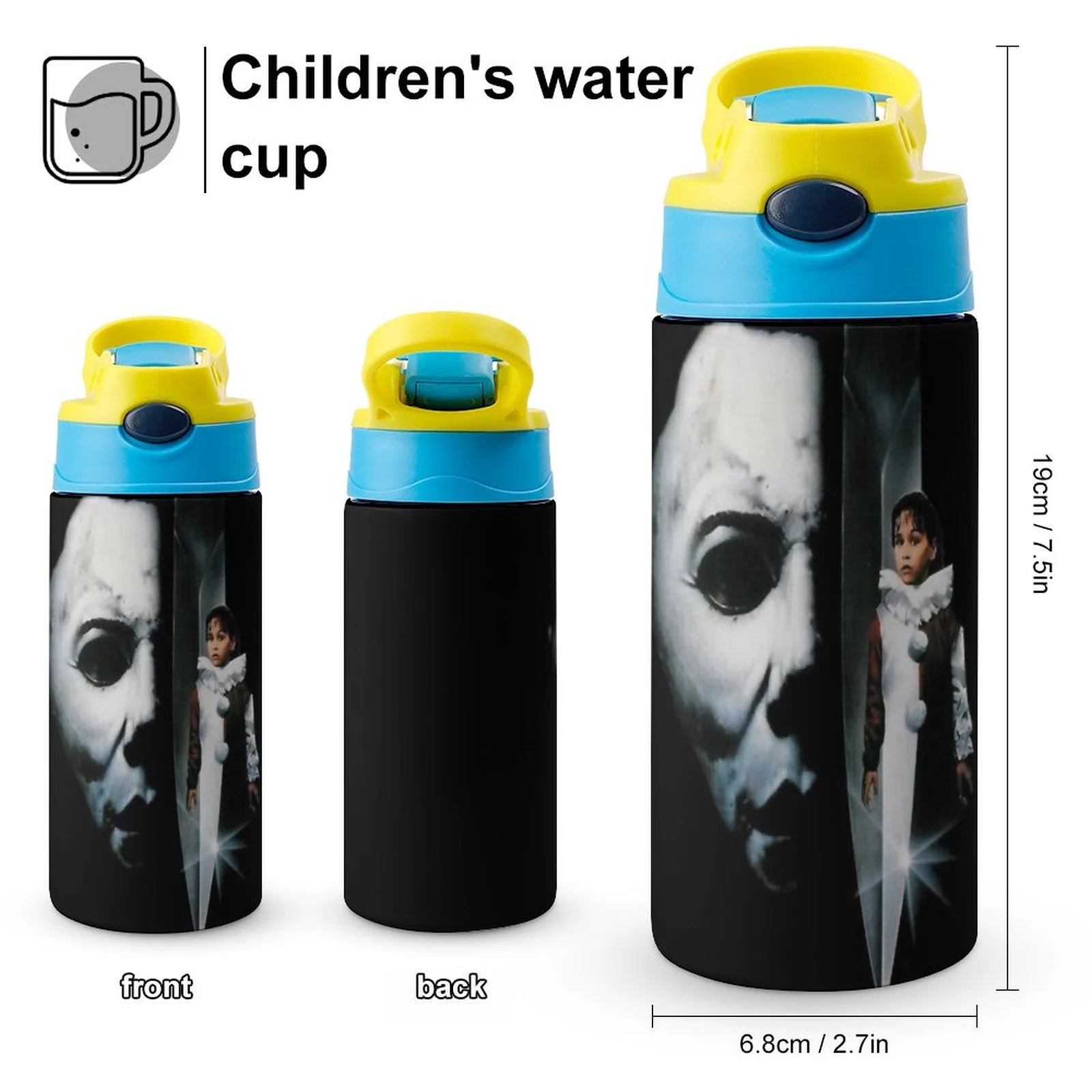 Insulated Stainless Steel Water Bottle with Straw N66697