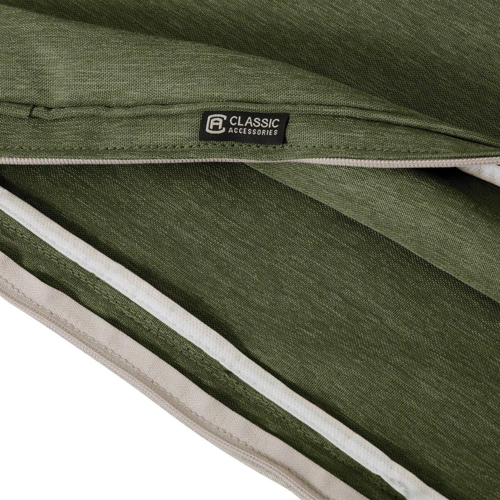Heather Indigo Rectangle Bench Outdoor Seating Cushion O64307