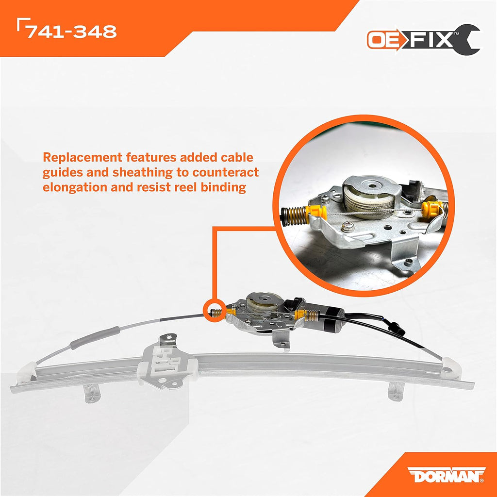 Front Driver Side Power Window Regulator and Motor Assembly Pack of 2 P959