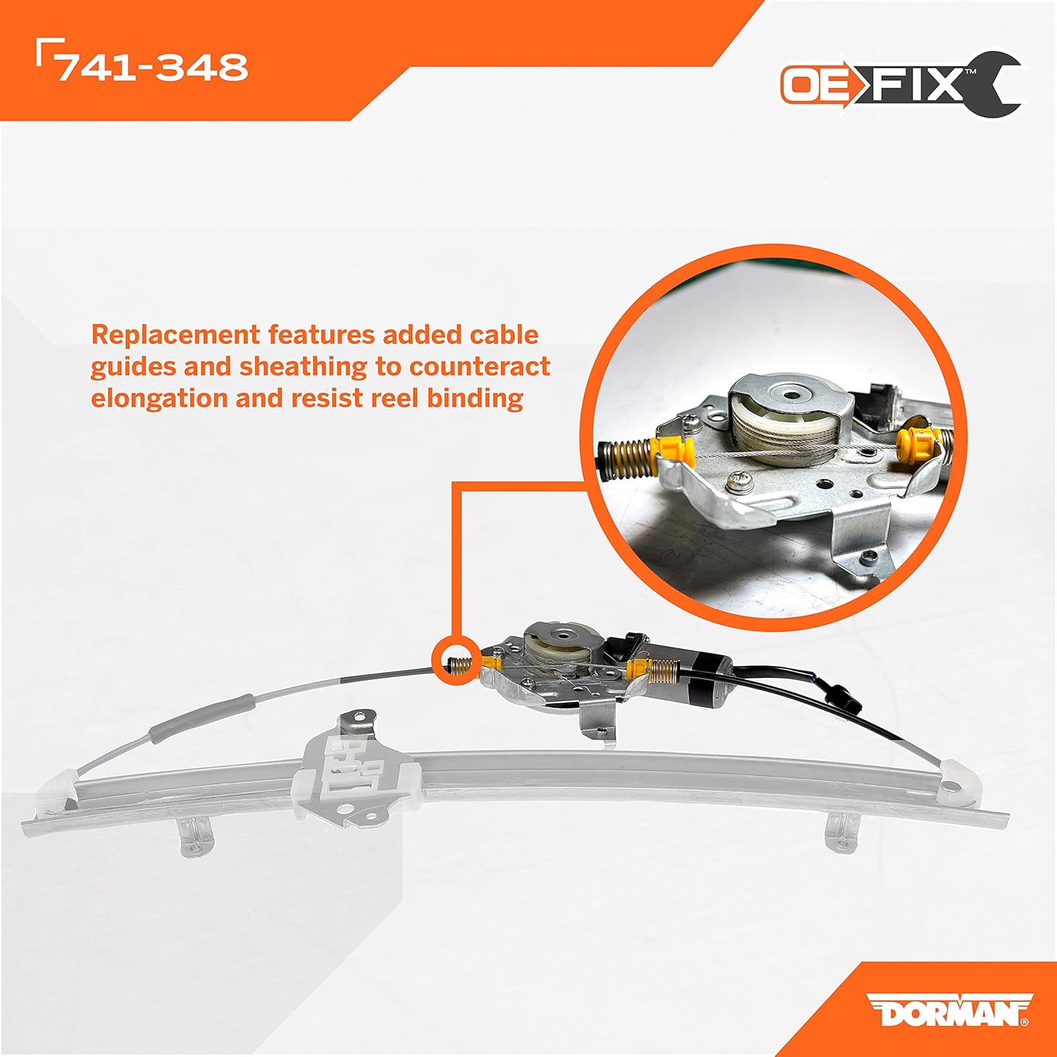 Front Driver Side Power Window Regulator and Motor Assembly Pack of 2 P959