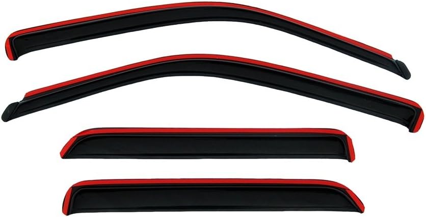 4-Piece In-Channel Side Window Deflector for Dodge 1500 Crew Cab J1649