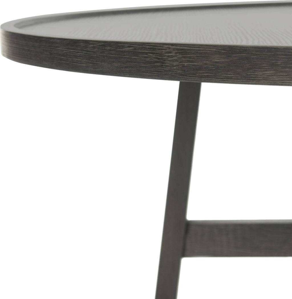 Dark Grey Retro Wood Coffee Table V82334