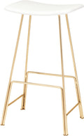 White / Gold Bar Stool J733871