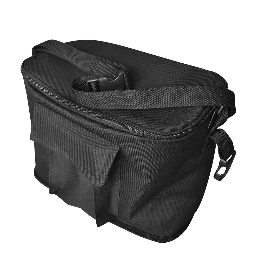 Black Push and Pull Handle Folding Wagon Utility Cart with Carrying Bag A22062