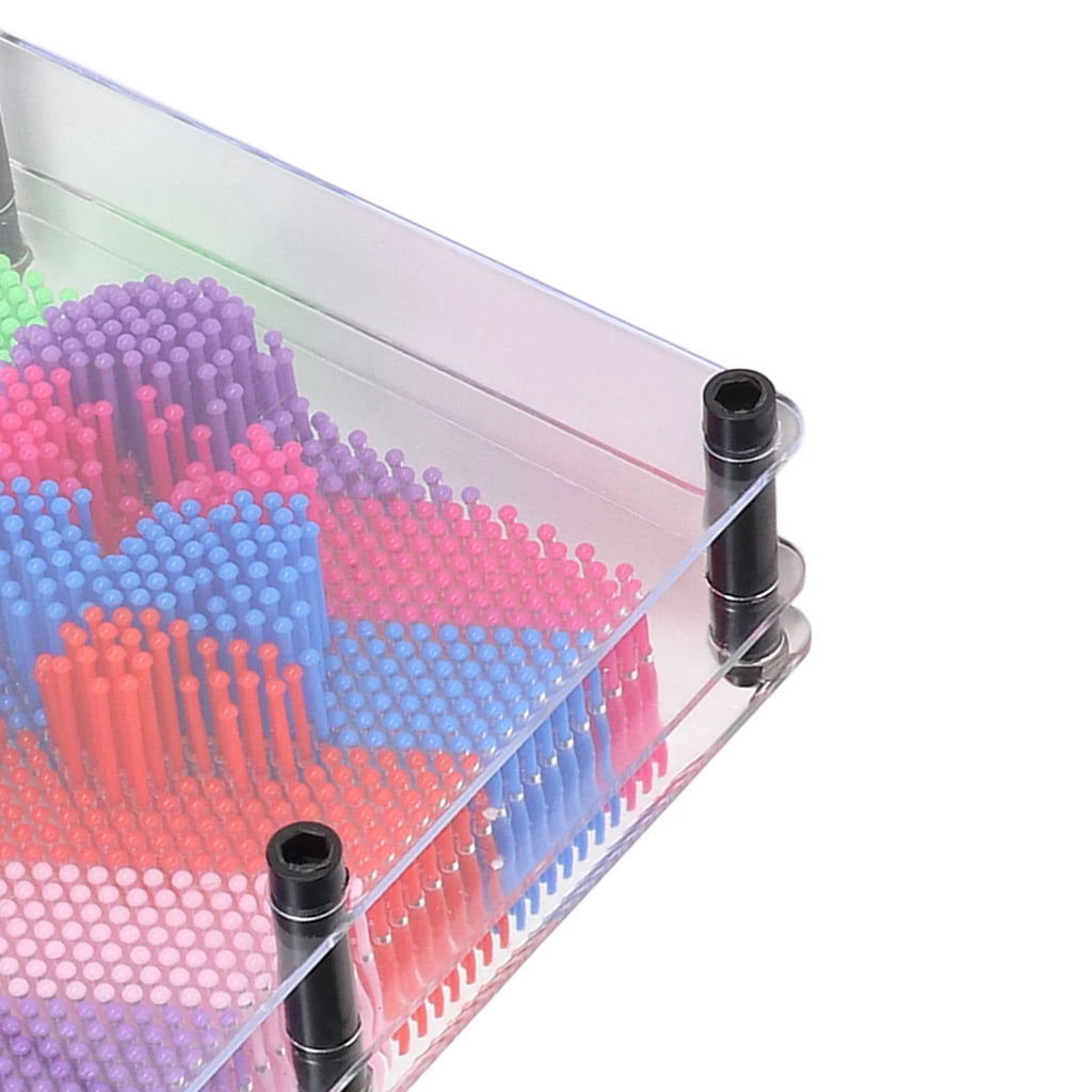3d Pin Art Toy with Transparent Border S608
