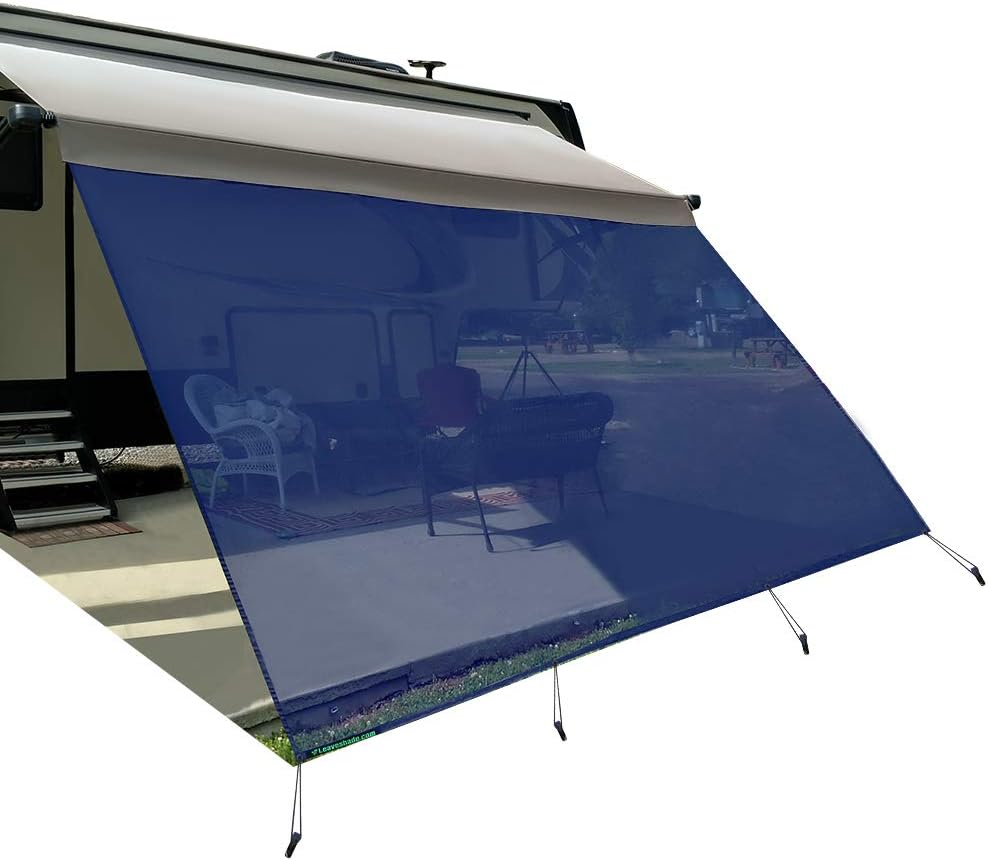 Brown Mesh Sun Shade 6'X13'3'' Canopy L292