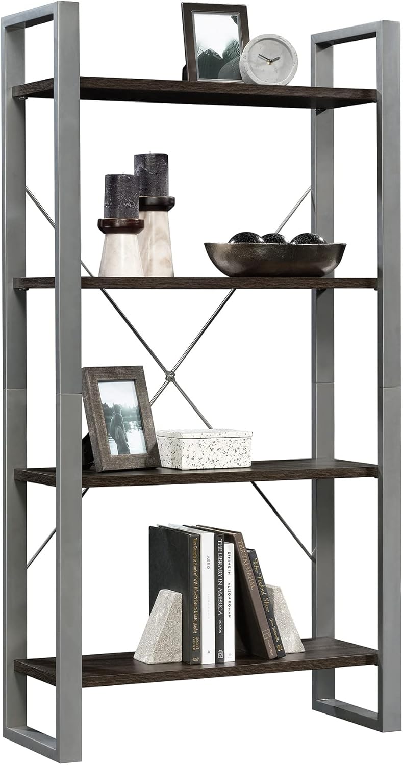 Blade Walnut Finish Bookcase D3229