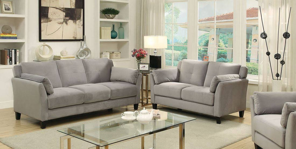 Gray Loveseat Q63998