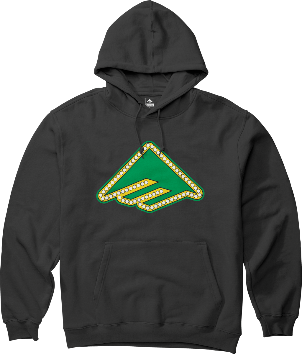 Black Pullover Hoodie S453461