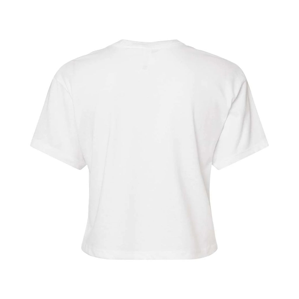 Juniors Cropped Cotton Blend T-Shirt X5755