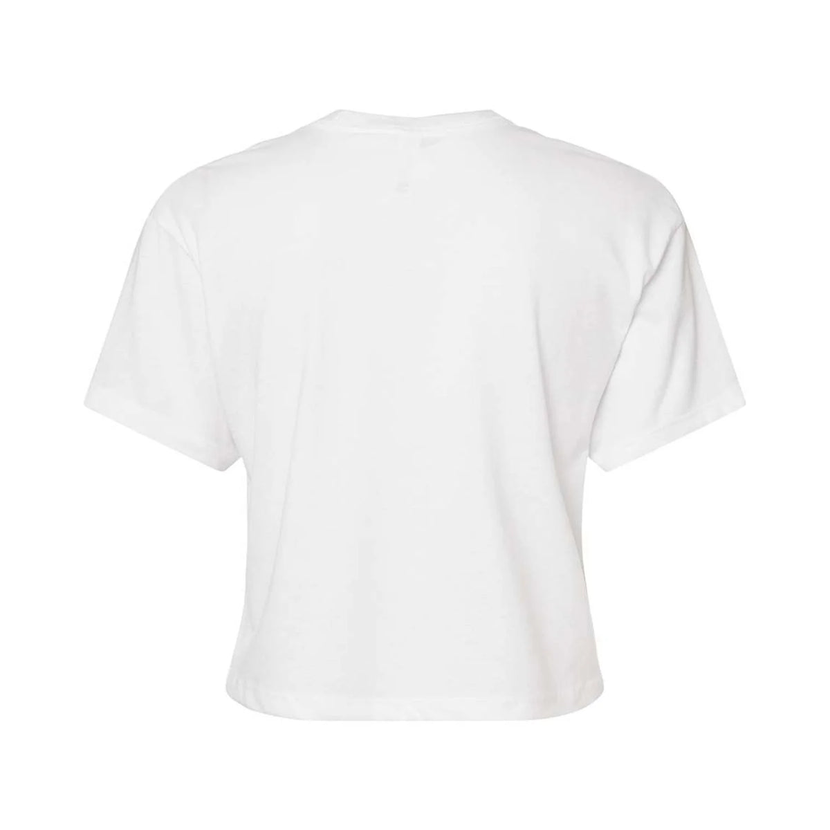 Juniors Cropped Cotton Blend T-Shirt X5755