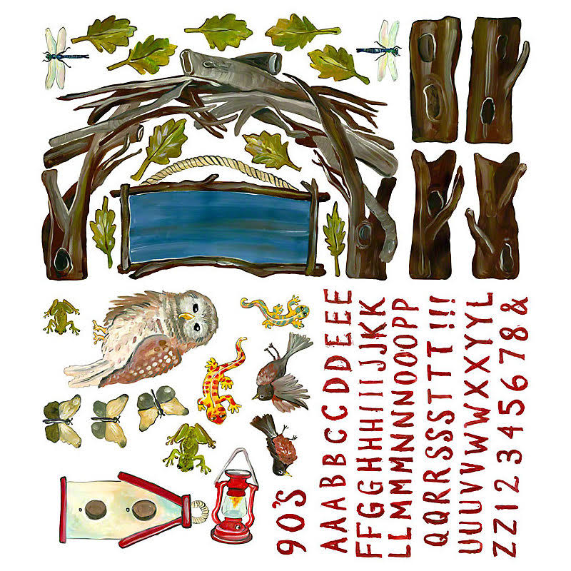 Woodsy Arbor Peel and Place Wall Decal Set B94964