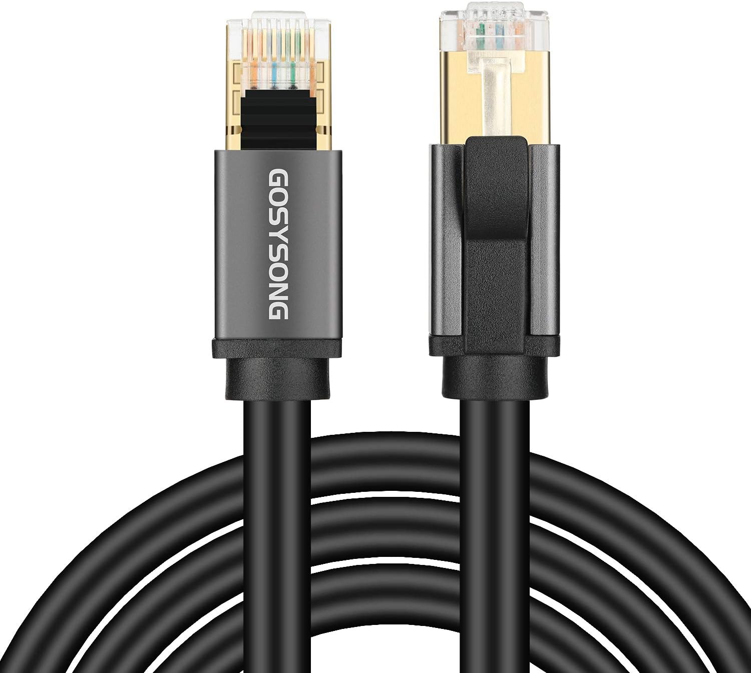 Cat7 Ethernet Cable 400ft 26AWG Heavy-Duty RJ45 10Gbps 600MHz Waterproof Direct Burial X576