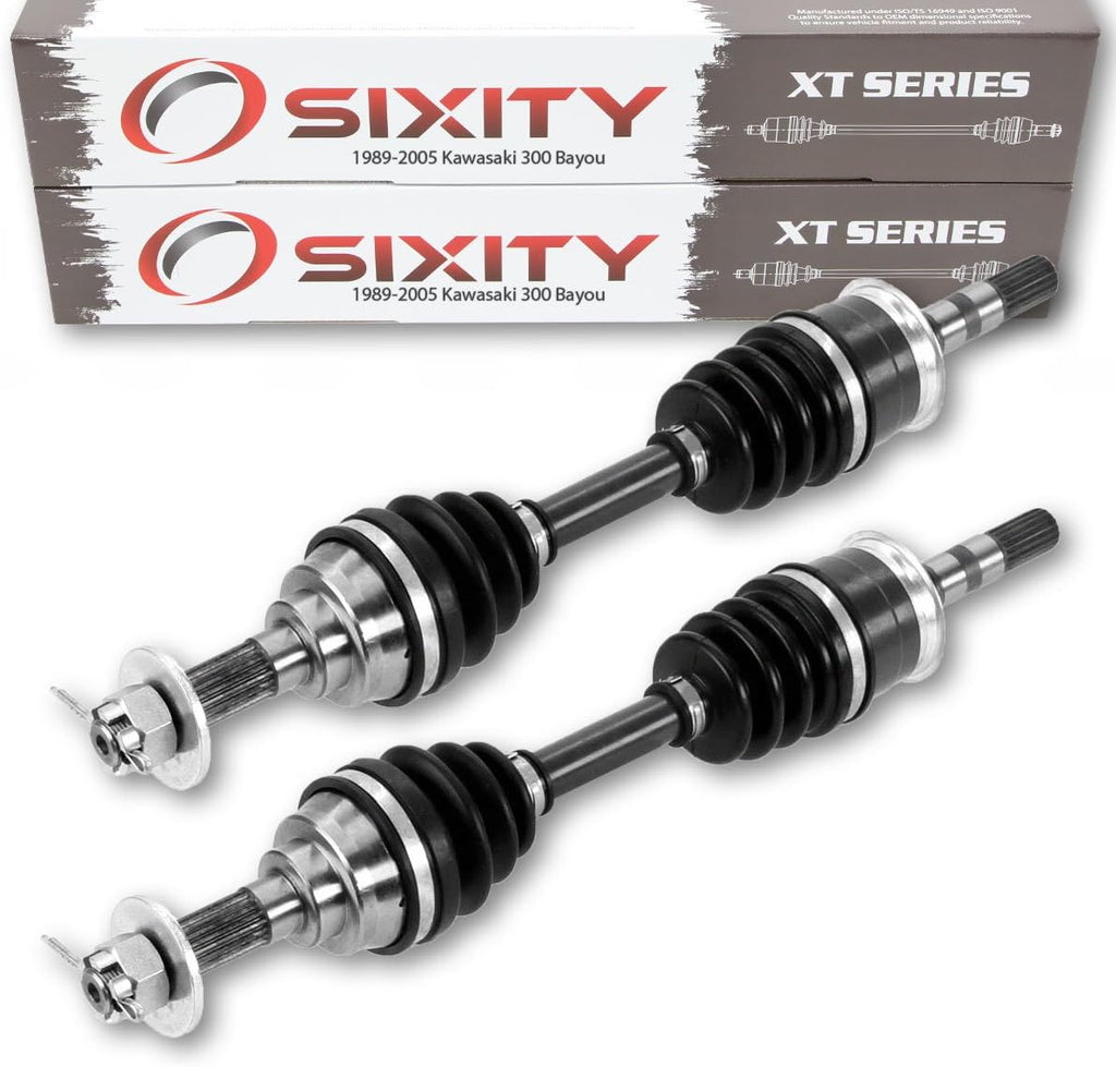 Front Left Right Axles Pair for Kawasaki 300 Bayou 4X4 KLF300 R212887