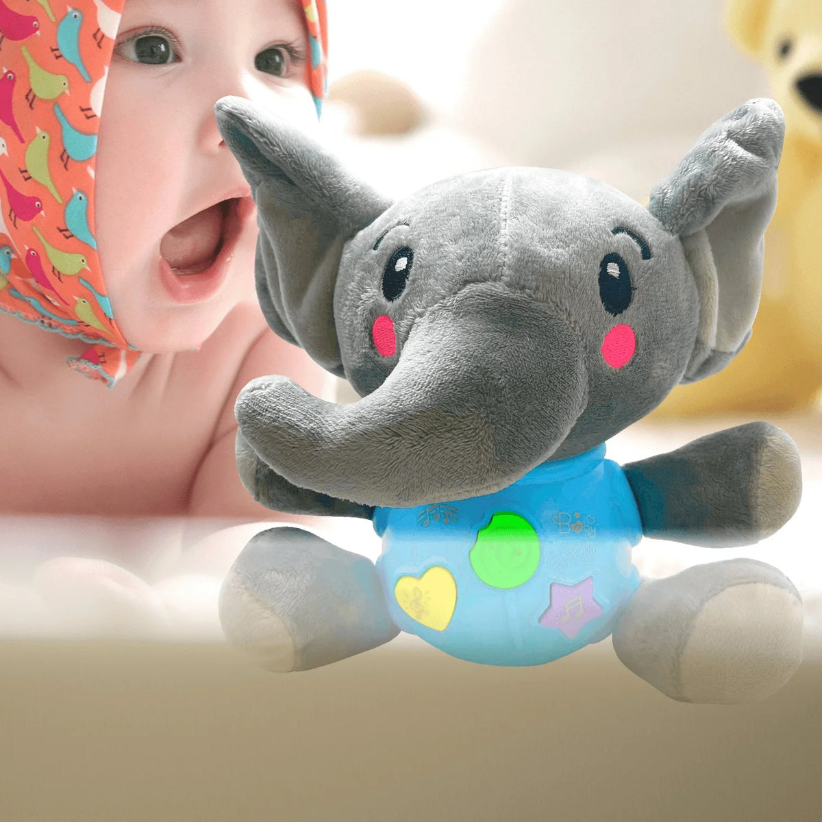 Plush Monkey Music Baby Toys for Infant Toddlers I4805