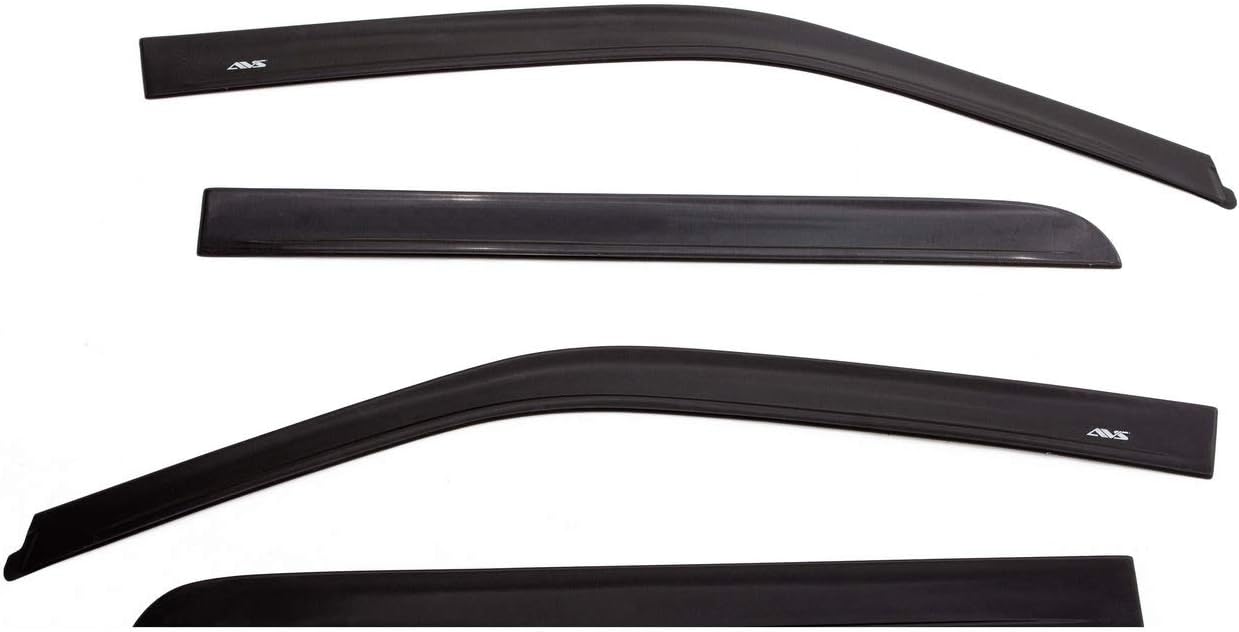 4-Piece In-Channel Side Window Deflector for Dodge 1500 Crew Cab J1649