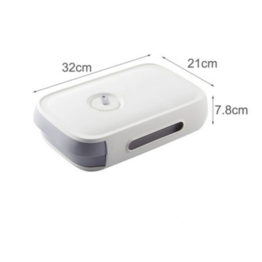 Large-capacity drawer-type egg storage box with lid S222