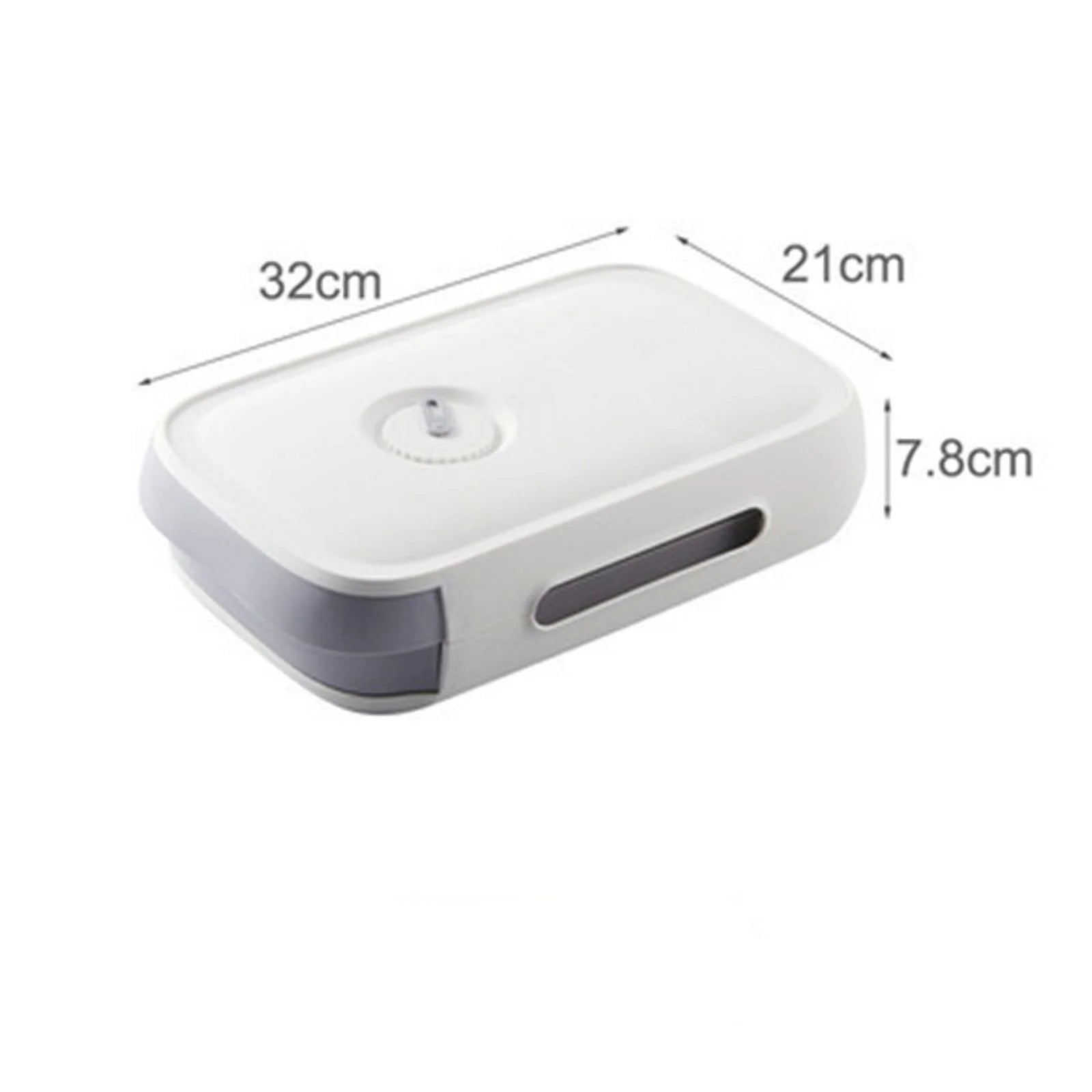 Large-capacity drawer-type egg storage box with lid S222