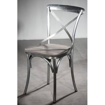 Antique Zinc/Gray Solid Wood Dining Chair J194674