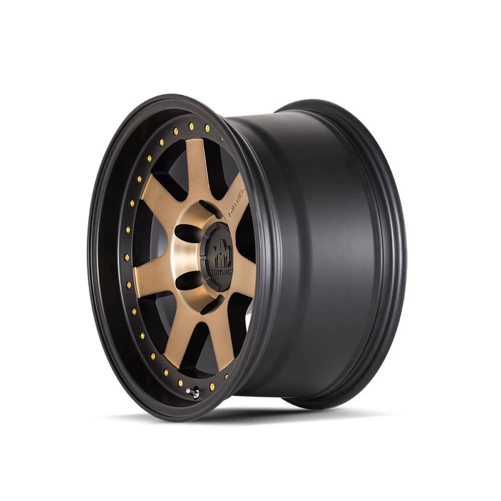 Matte Black 17x9 5x127 -6mm 78.1mm Wheel O4496