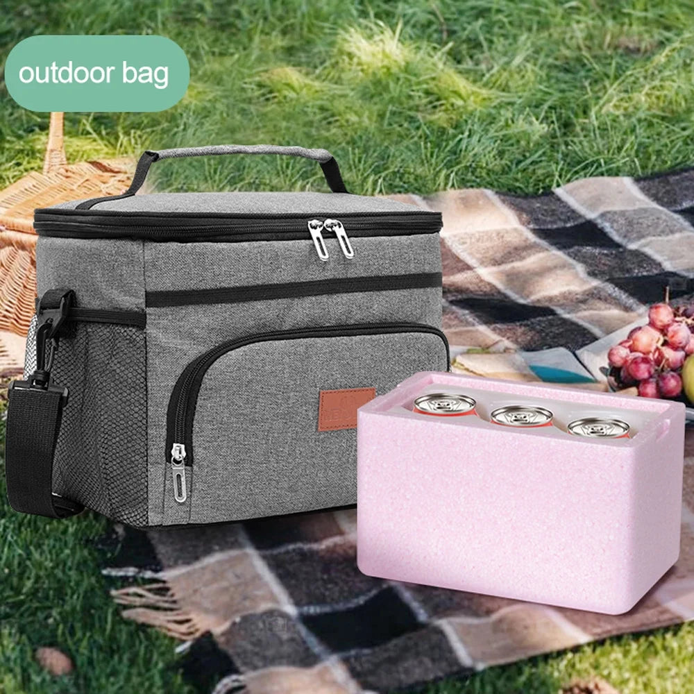 16L Insulated Lunch Bag with Shoulder Bag S346