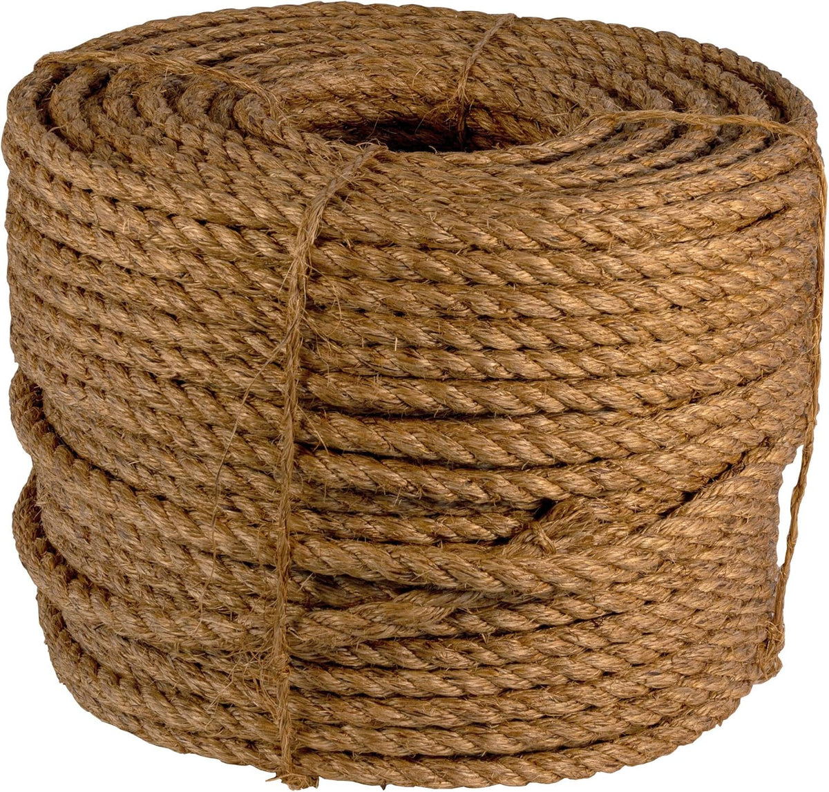 Twisted Manila Rope 3 Strand Natural Fiber Rope 3/4 inch x 300 feet F236