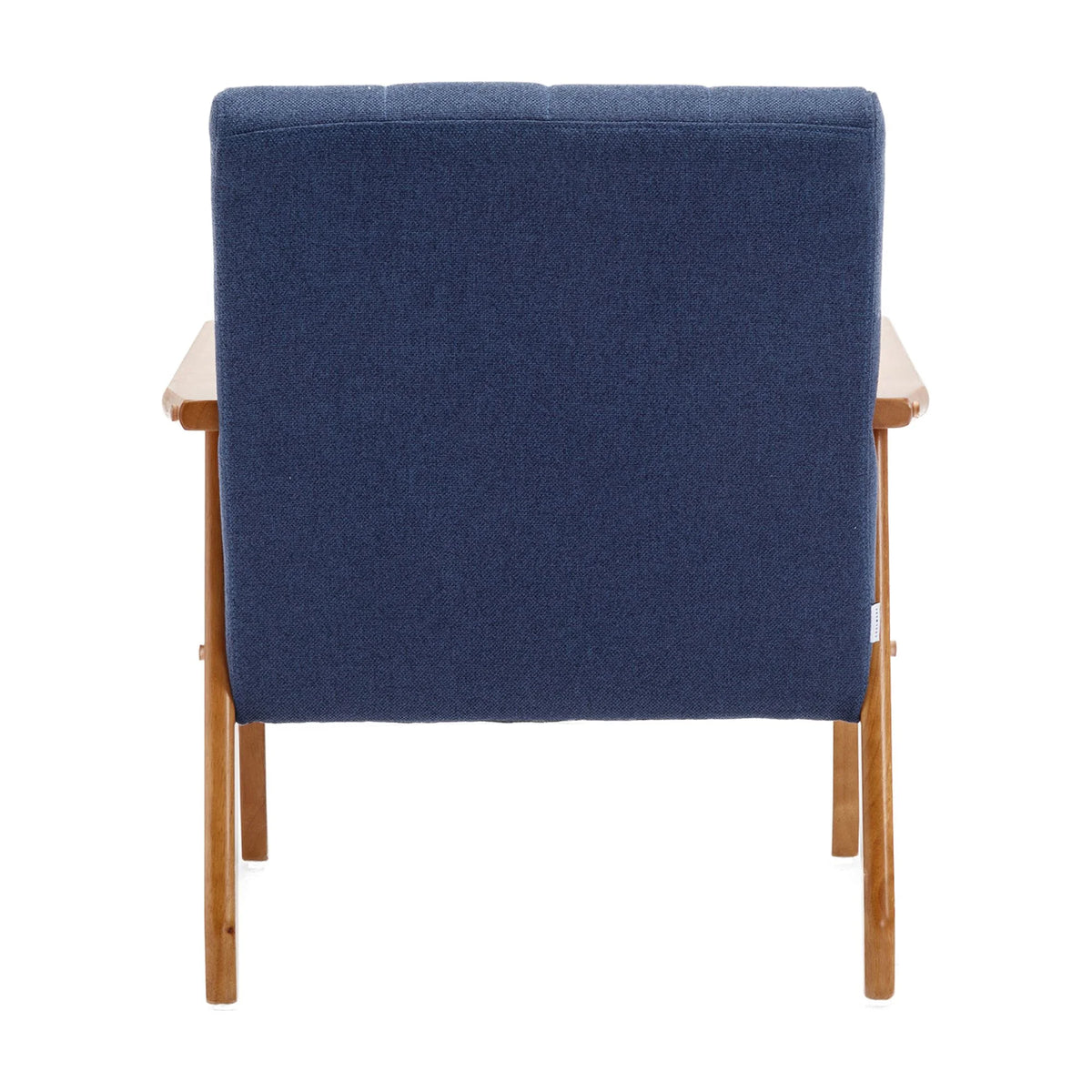 Accent Chairs Set of 2 with Side Table, Wood and Fabric Armchairs I330