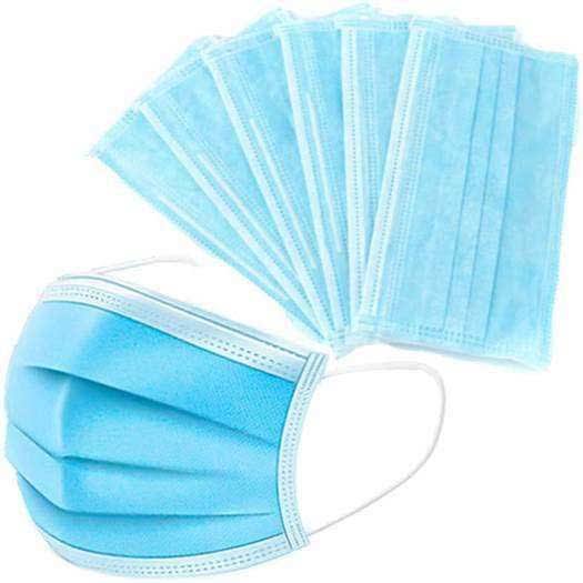 3 Ply Disposable Face Mask, 2000 per Case H905116