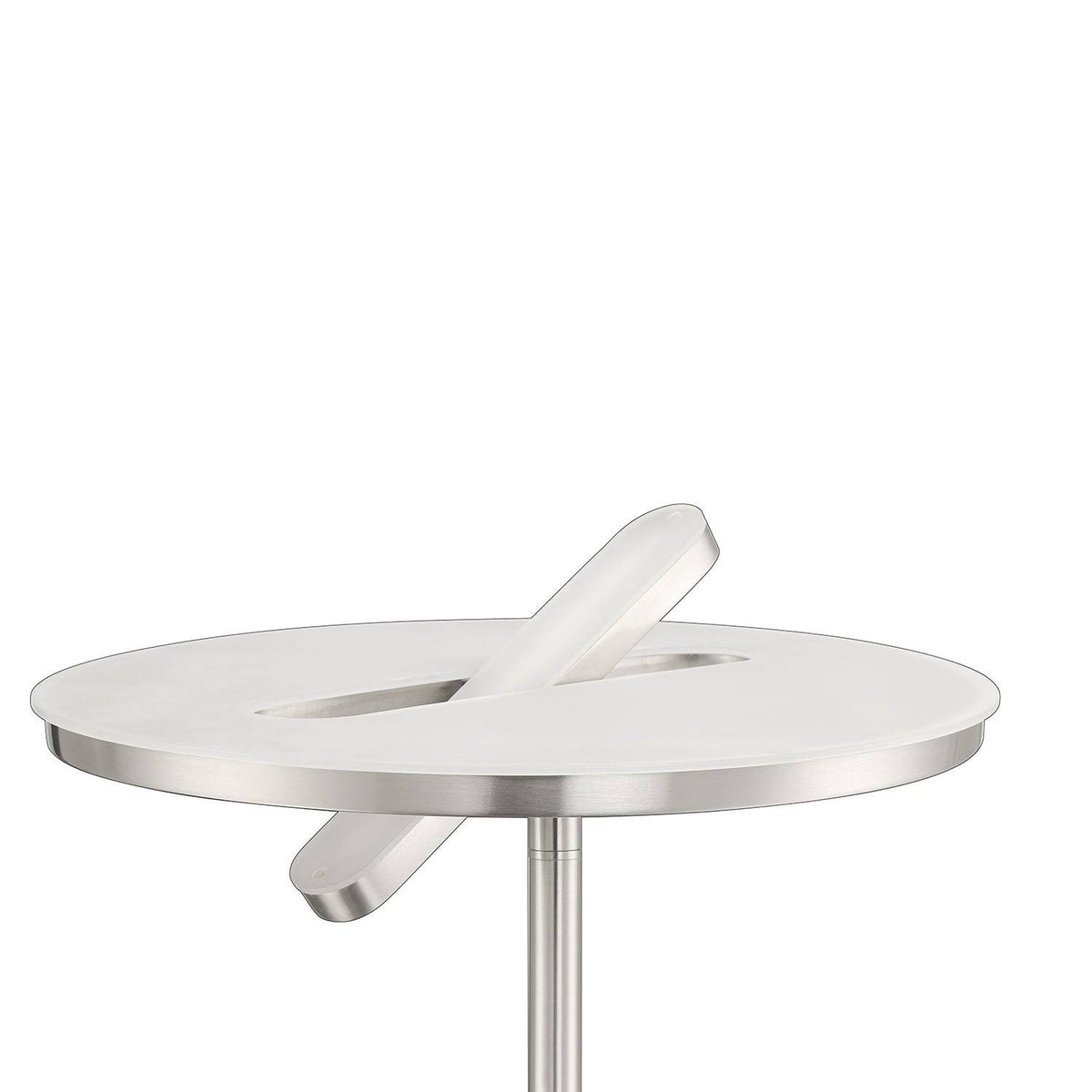 Satin Nickel Torchiere Y9105