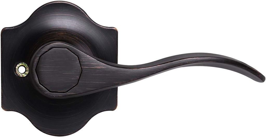 6 Pack Antique Privacy Door Handles Oil Rubbed Bronze Door Lever Set A917806