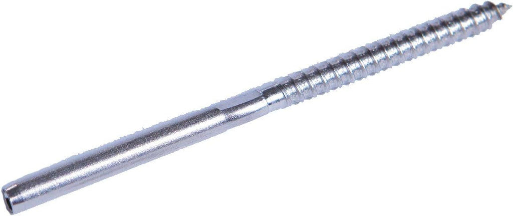 Stainless Steel Hand-Crimp Lag Stud for 1/8 Cable, Lot of 10 L612228