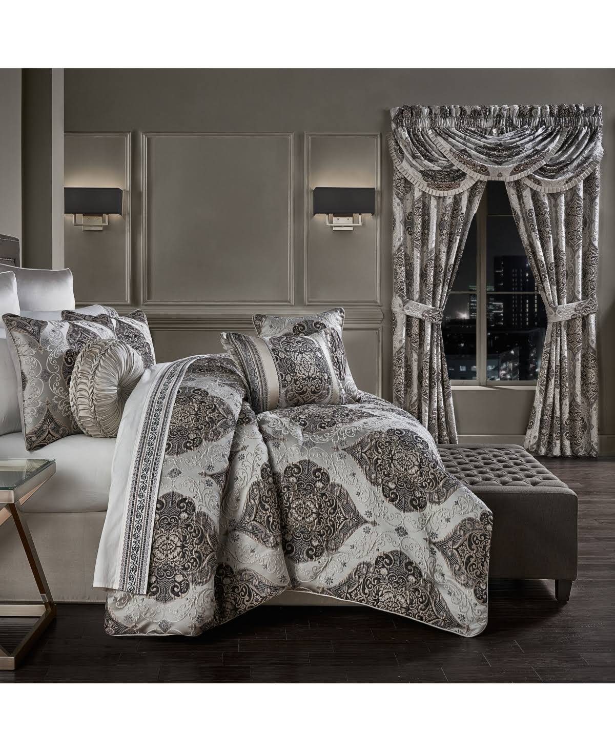 Silver California King Comforter Set X207914