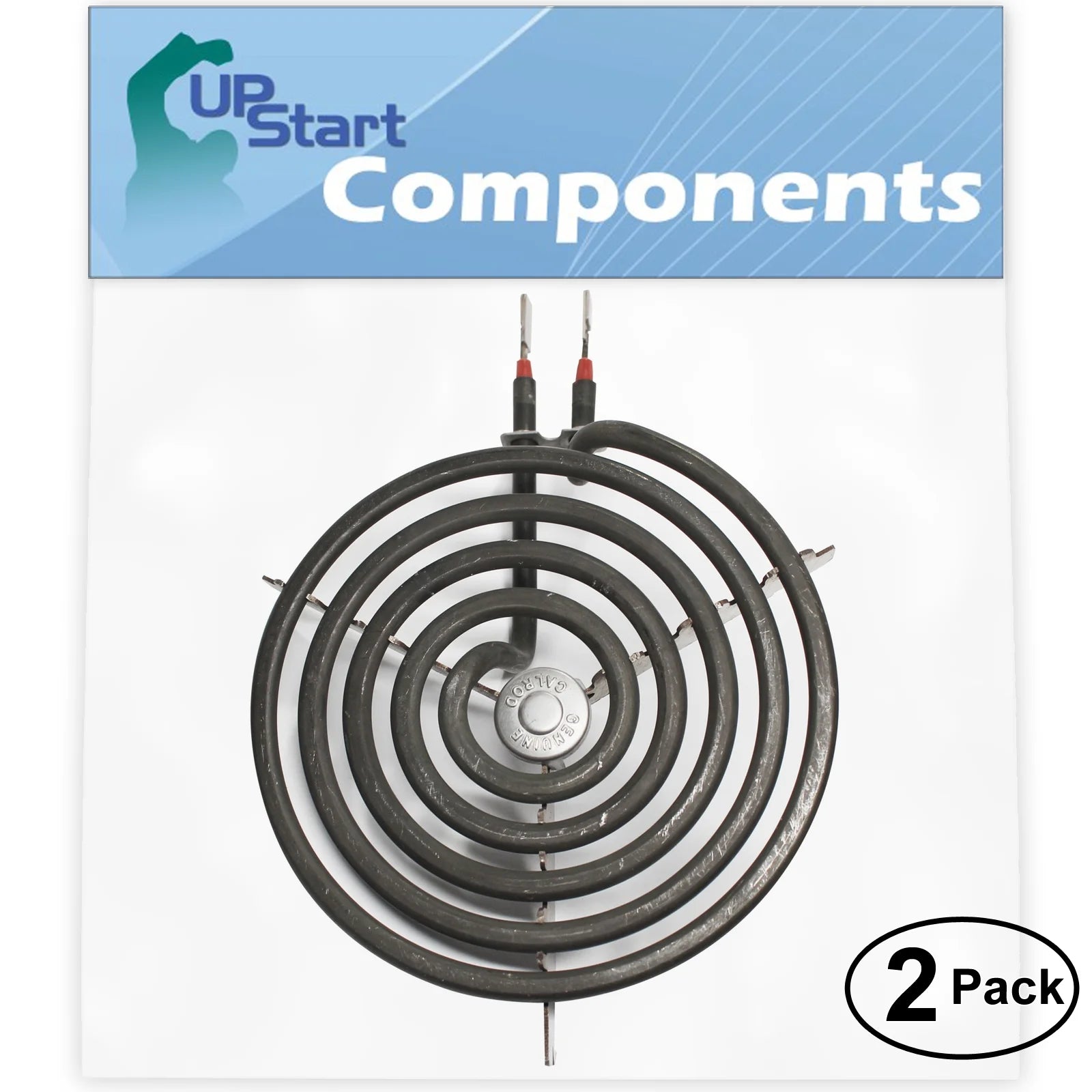 2-Pack 6 inch 5 Turns Surface Burner Element for Range Stove Cooktop G614
