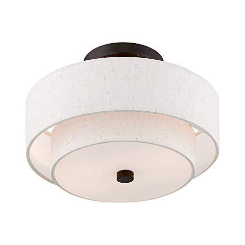 English Bronze 2 Light Ceiling Mount Y207213