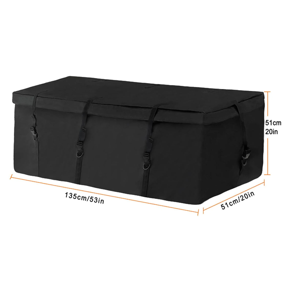 Weatherproof Black Heavy Duty Cargo Traveling Bag A1838